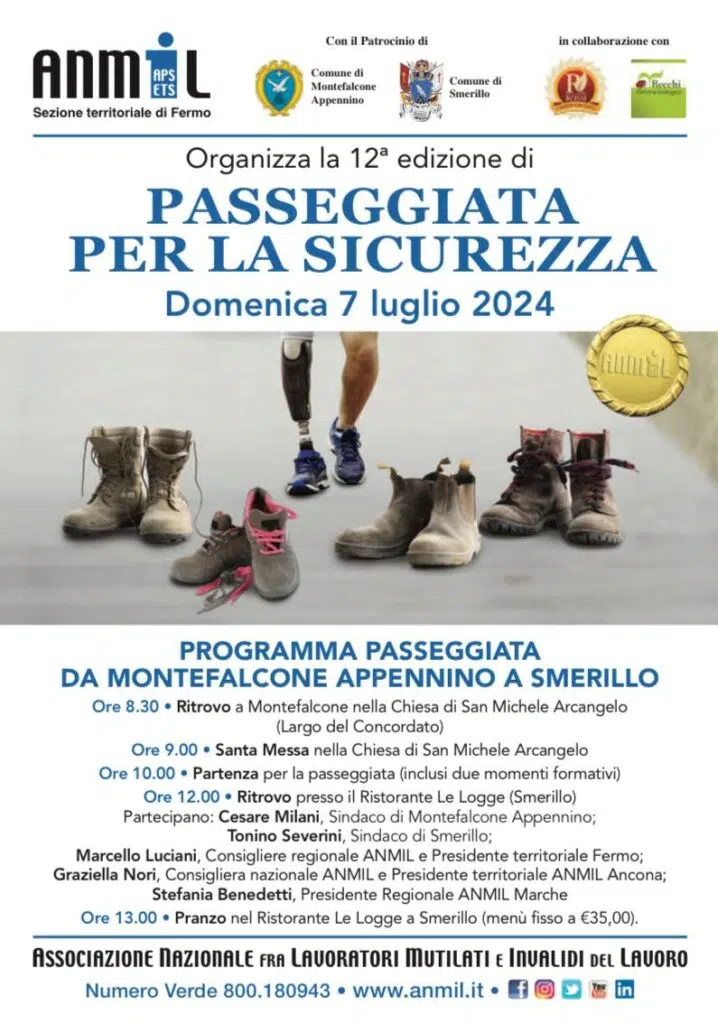 Anmil Fermo, 12esima edizione della “Passeggiata per la Sicurezza”