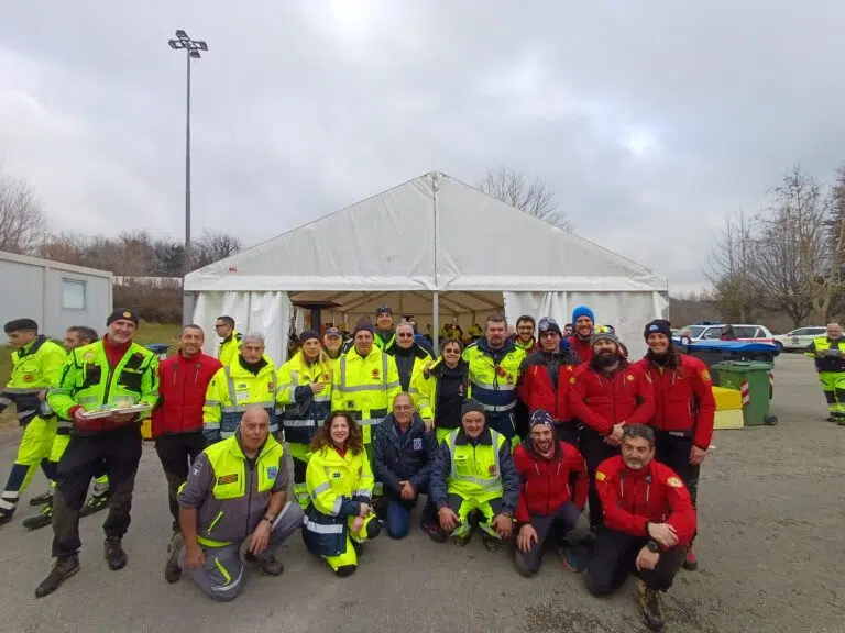Protezione civile di Porto Sant’Elpidio presente a Sarnano per il XIV meeting invernale