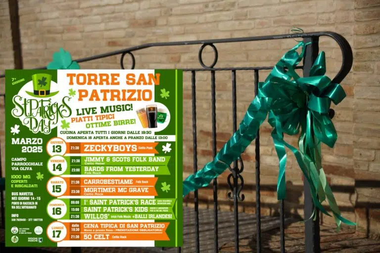 A Torre San Patrizio si festeggia il Saint Patrick’s Day