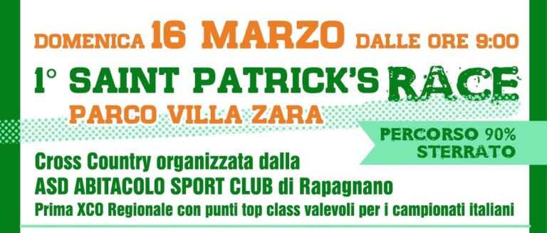 A Torre San Patrizio in scena la 1° Saint Patrick’s Race