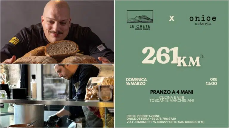 Viaggio enogastronomico tra Toscana e Marche: domenica a Porto San Giorgio un pranzo “a 4 mani”