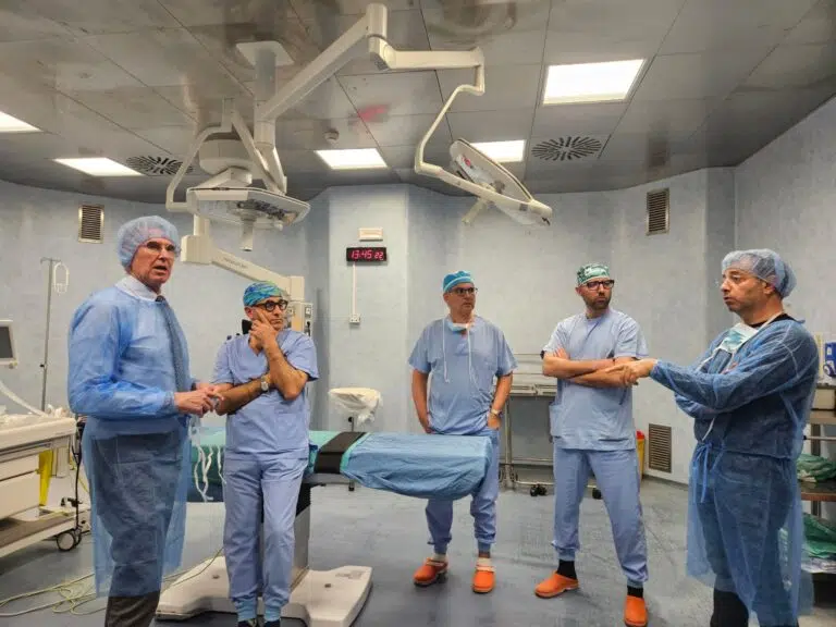 Sopralluogo del direttore Grinta al blocco operatorio dell’ospedale Murri