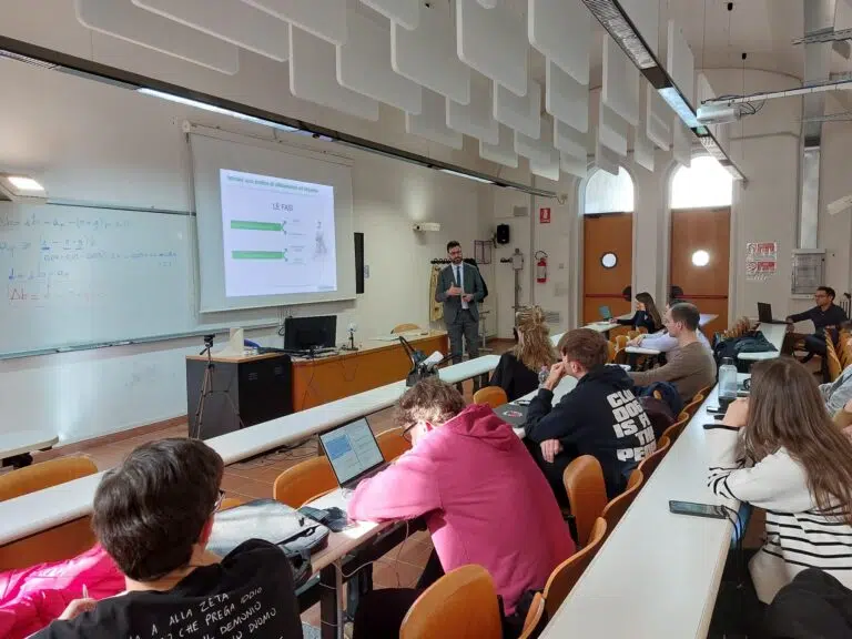 I responsabili Carifermo a Univpm per un incontro sul tema del credito