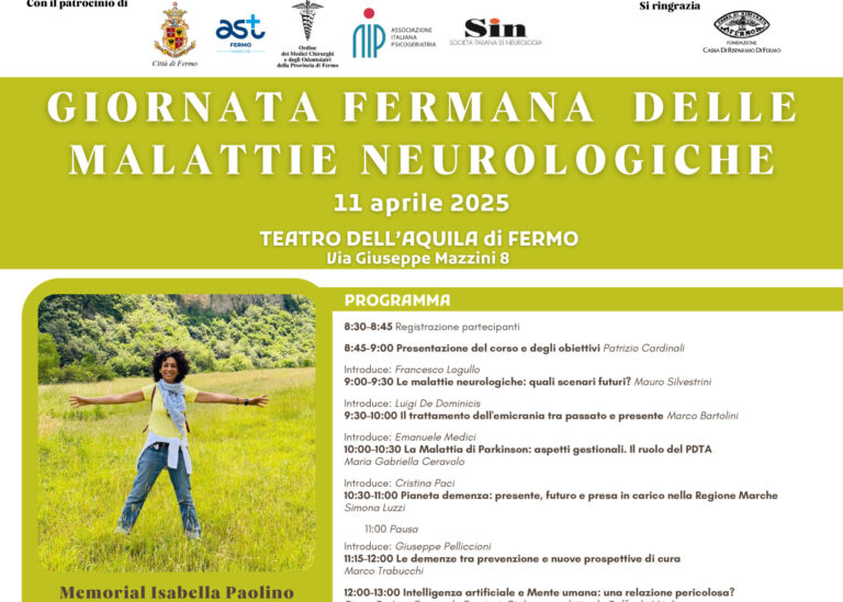 Convegno in memoria della dottoressa Paolino: Giornata Fermana delle Malattie Neurologiche