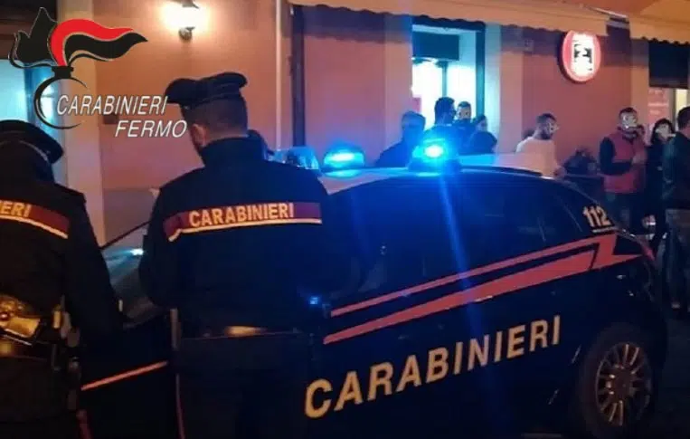 I carabinieri controllano i bar del Fermano e denunciano quattro pregiudicati