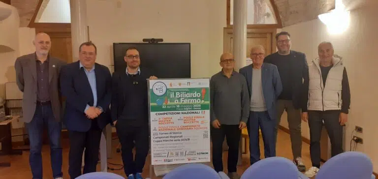 Il biliardo a Fermo: atteso un migliaio di atleti da tutta Italia