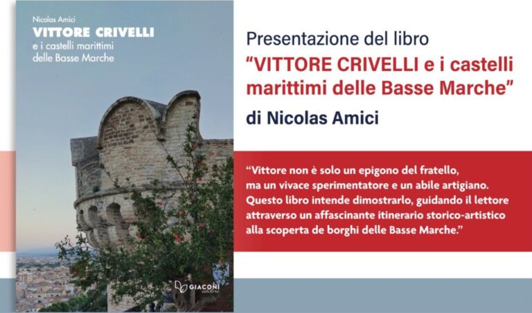 Arte e storia a Porto Sant’Elpidio: presentazione del libro “Vittore Crivelli e i castelli marittimi delle basse Marche”