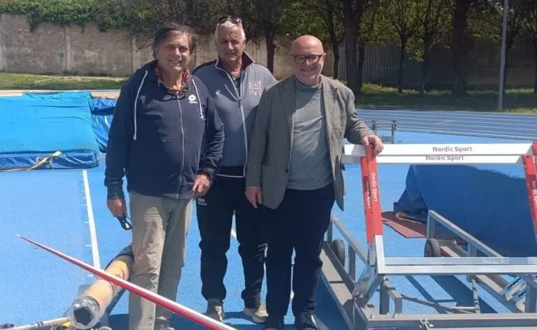 Nuove attrezzature sportive per l’atletica al campo di via D’Annunzio