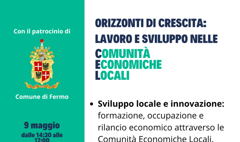 Lavoro e sviluppo locale: a Fermo le Comunità Economiche Locali si incontrano per costruire il futuro dei territori