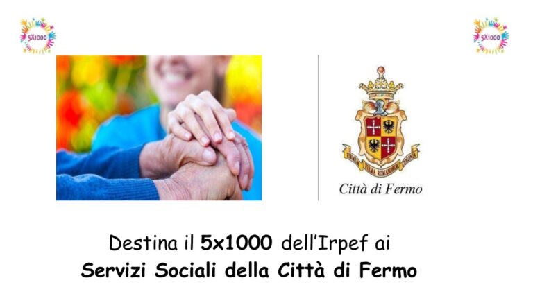 Sport e solidarietà a Fermo: torna il 5 per mille dell’IRPEF a sostegno delle famiglie a basso reddito