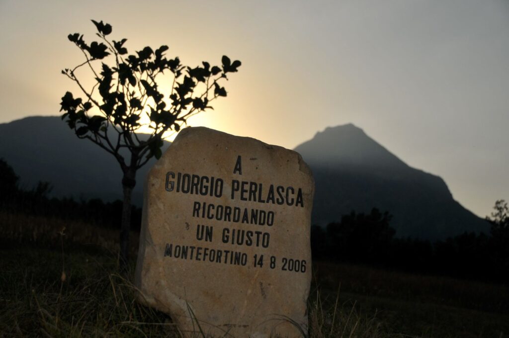 Franco Perlasca a Montefortino ricorda il padre Giorgio, Giusto tra le Nazioni
