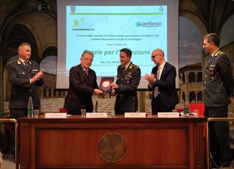 Carifermo e Guardia di Finanza, seminario sulla prevenzione del riciclaggio e delle frodi fiscali