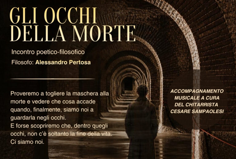 Fermo, alle Cisterne Romane la lezione-spettacolo “Gli occhi della morte”